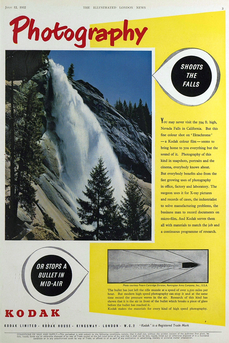 Kodak advert Nevada falls